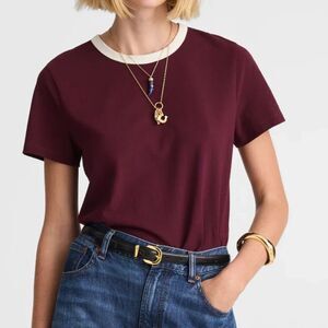 Madewell The Perfect Crewneck Tee Allday Jersey Modern Uniform Minimalist L
